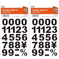 Amazon.co.jp: 英語 数字 シール 【Aセット 大文字 小文字